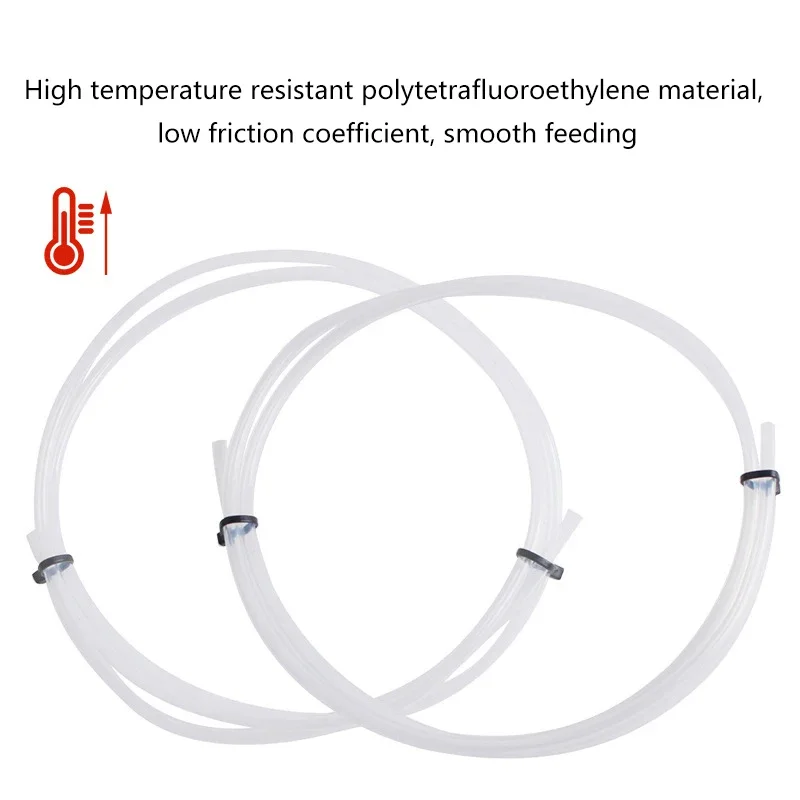 

Белая и серая трубка из ПТФЭ для мини-принтера 3D Bambu Lab P1P AMS A1, экструдер Боудена, тефлоновая труба, внутренний диаметр 1,75 мм, наружный диаметр 2,5 мм, 4 мм
