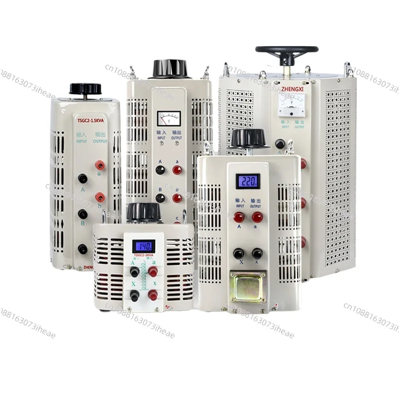 

Voltage regulator 220V single-phase high-power AC contact three-phase voltage regulator 5/10KW adjustable transformer