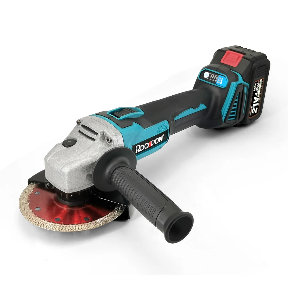 100/125mm Brushless Angle Grinder Rechargeable 4 Speeds Electric Grinding Cutting Machine Power Tool For Makita 18V Battery