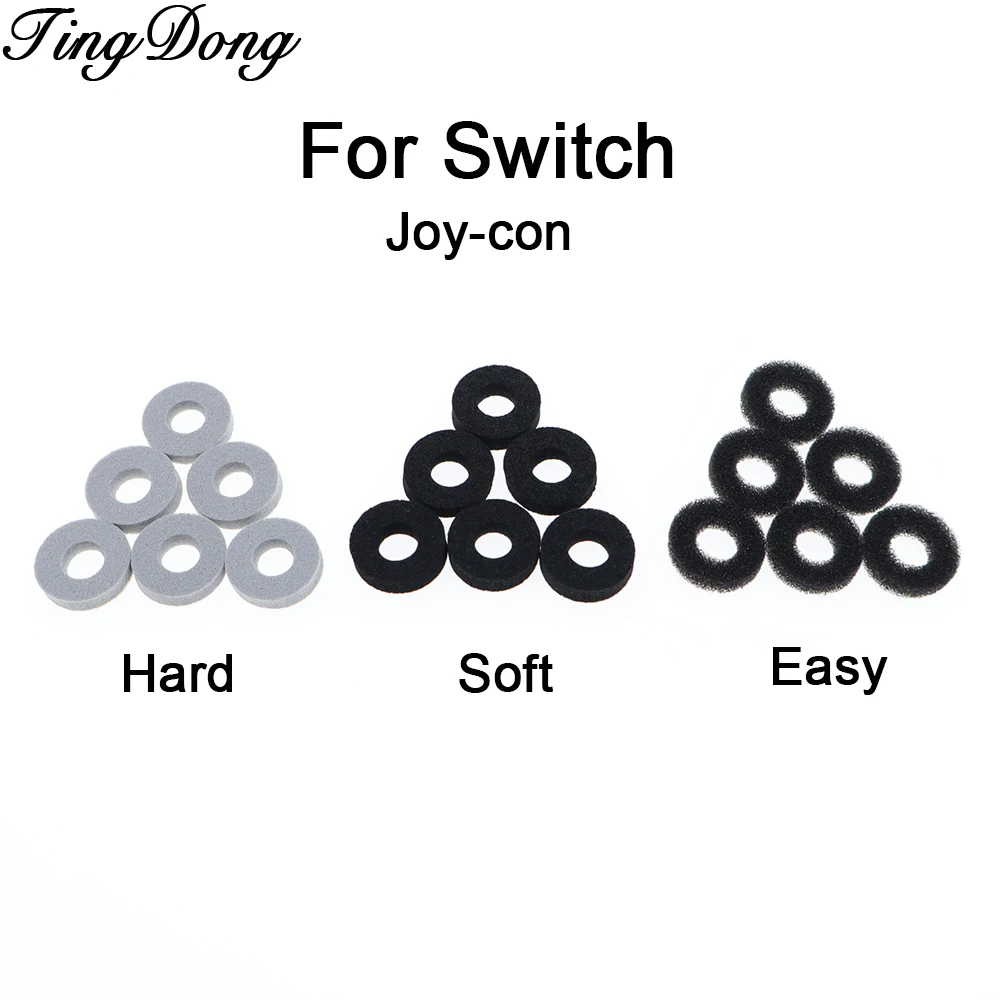 6-20PCS Handle Joystick Dedicated Feel-Enhancing Ring, Buffer Sponge Ring For Switch Joy-Con