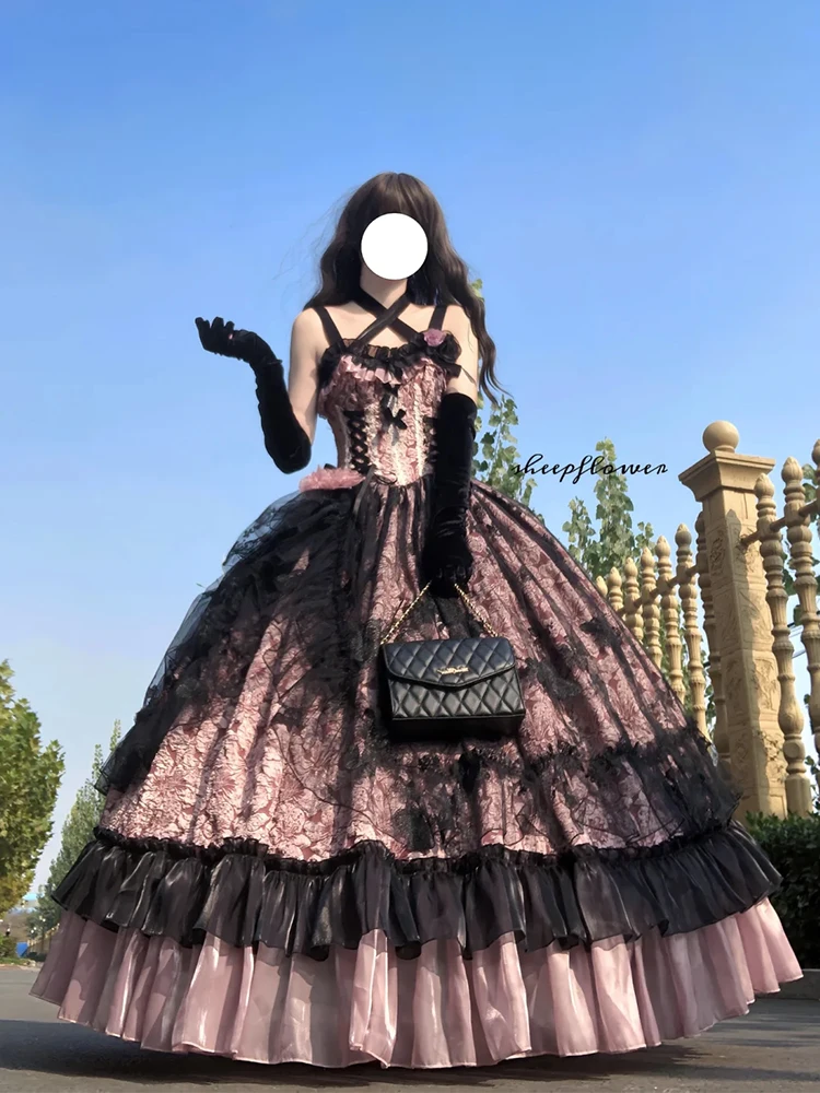 Prachtige elegante Japanse originele Lolita-avondjurk lief meisje student coming-of-age ceremonie JSK riem prinses stijl jurk