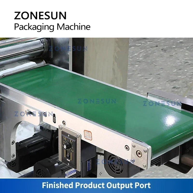 ZONESUN ZS-HYS300A Medical Surgical Mask Bagging 4-sided Sealing Single Pack Plastic Paper Film Bagger Production Line