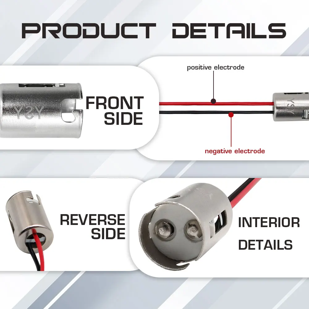 1 szt. Gniazdo żeńskie LED 1156 BA15S P21W 1157 BAY15D P21/5W złącze podstawa adaptera