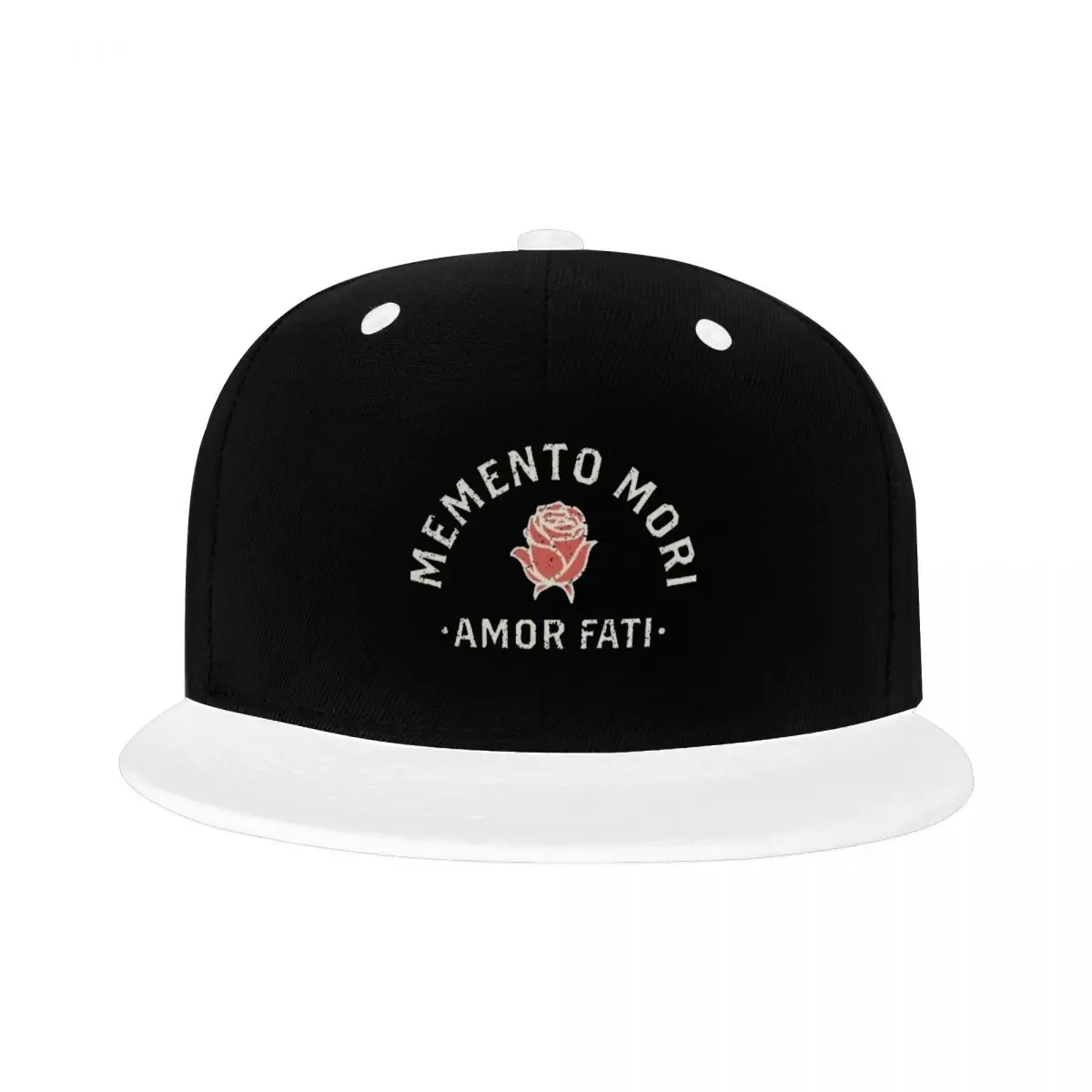 Steampunk Skull Memento Mori Philosophy Stoic Amor Fati Rose Snapback Hat Hip Hop Baseball Caps