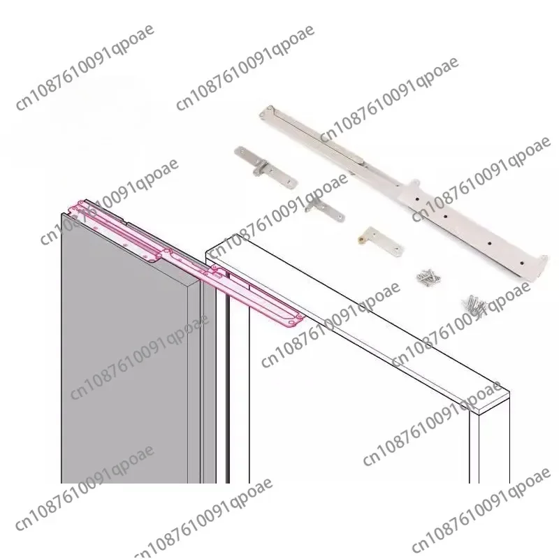 New 180 Degree Folding Door System Bifold Door Hardware Accessories Sliding Barn Door Stainless Steel