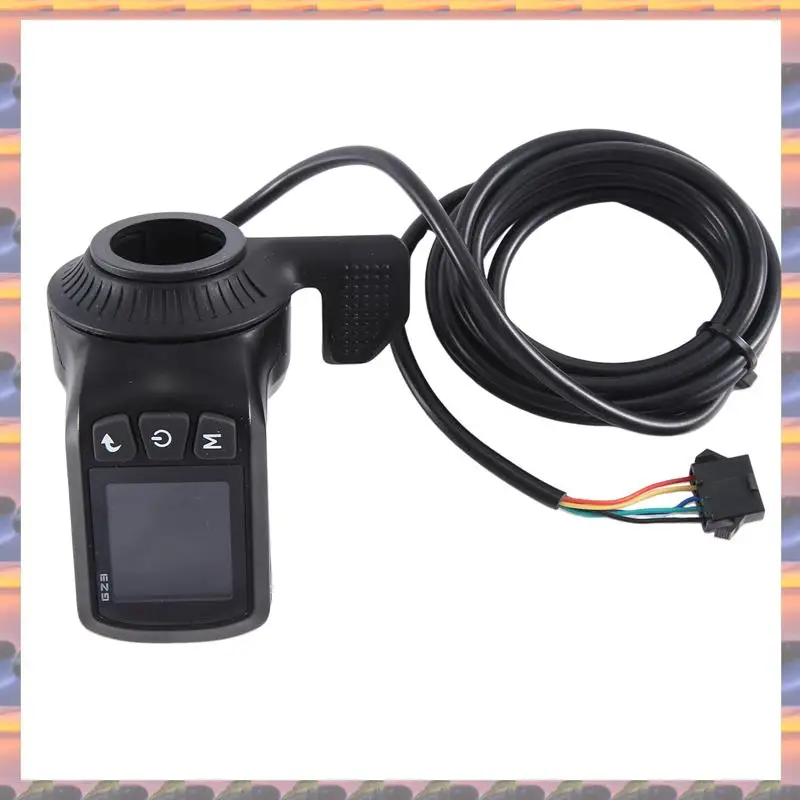 ABML Electric Bicycle Bike LCD Display With Thumb Shifter Handle For E- Scooter GZ3 Panel Replacement Parts