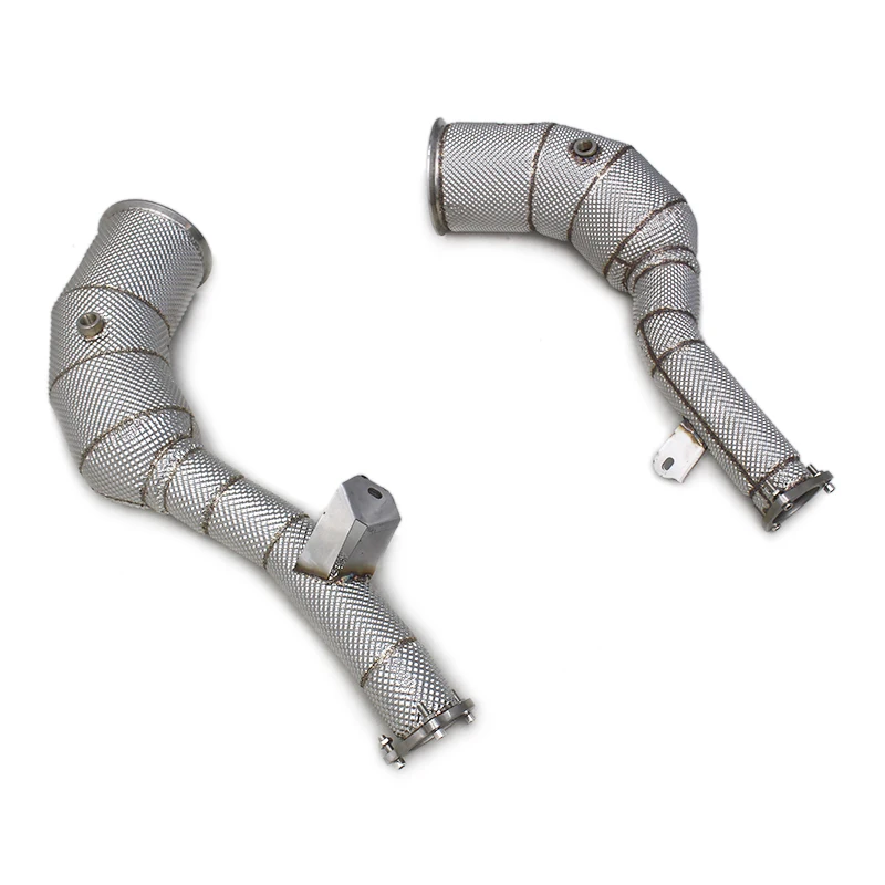 

For OBM Exhaust Downpipe For Audi S6/S7 C8 2.9T 2019-2023 Auto Engine Parts Free Flow Down Pipe Car Exhaust System Manufacturers