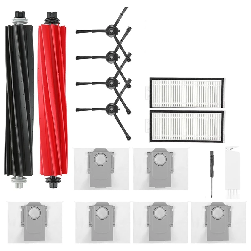 

Accessories Kit For Roborock Q5 Max+ / Q5 Duoroller+ Robot Vacuum Main Side Brush HEPA Filter Mop Cloth Dust Bags