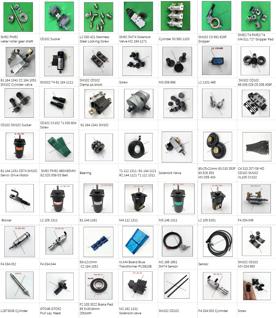 Barre de préhension de bonne qualité, 1 pièce, pièces de rechange pour machines d'impression Offset, barre de préhension pour imprimantes Komori de haute qualité