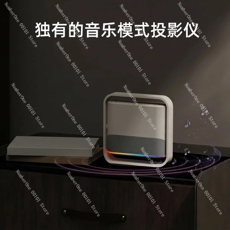 Overseas Version 4K Portable Projector,Daytime High-Definition 1080P Projection,White Wall Direct Projection,Compact Home