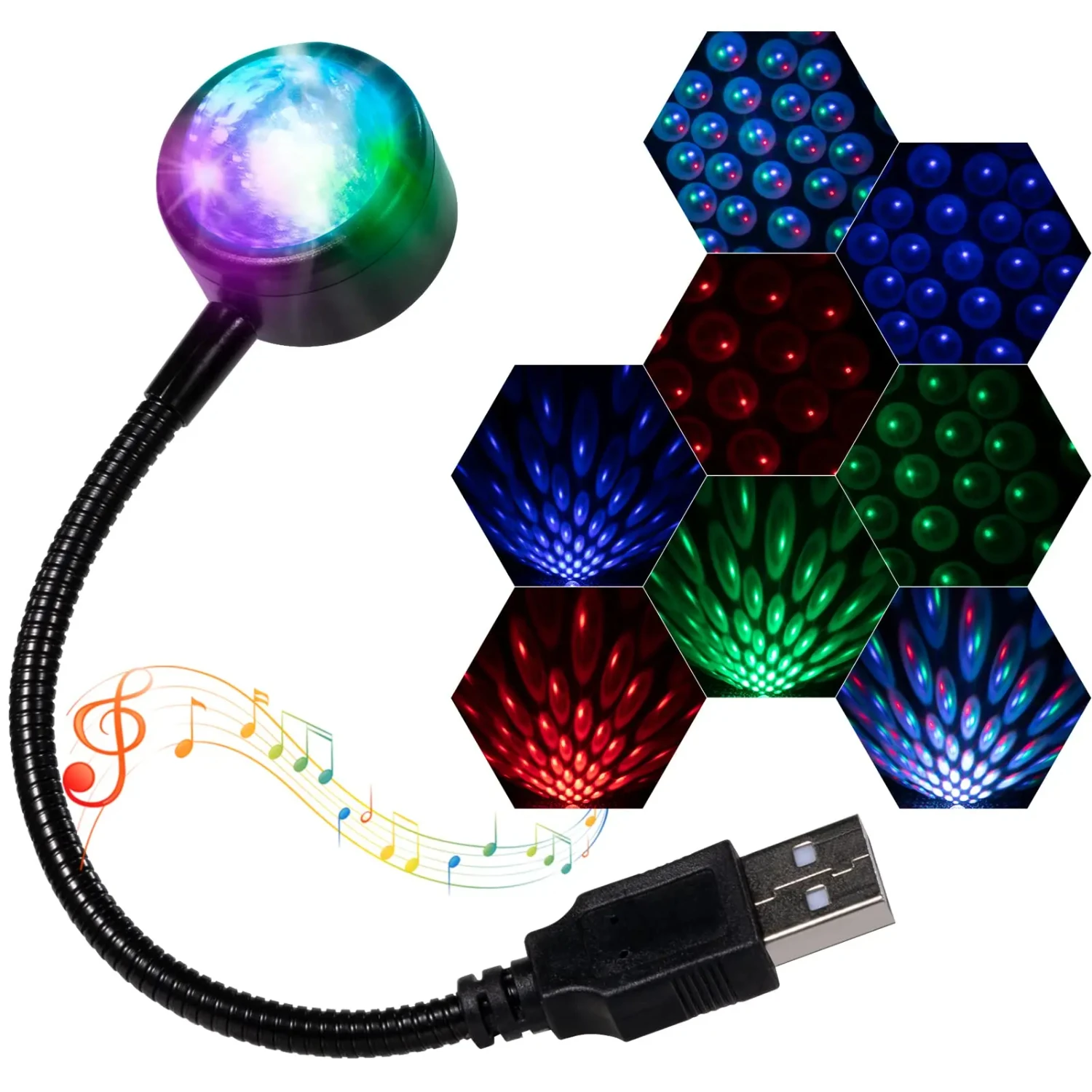 Romântico LED Starry Sky Night Light, 5V, USB Powered, Lâmpada do Projetor Estrela, Telhado do carro, Decoração do quarto, Novo