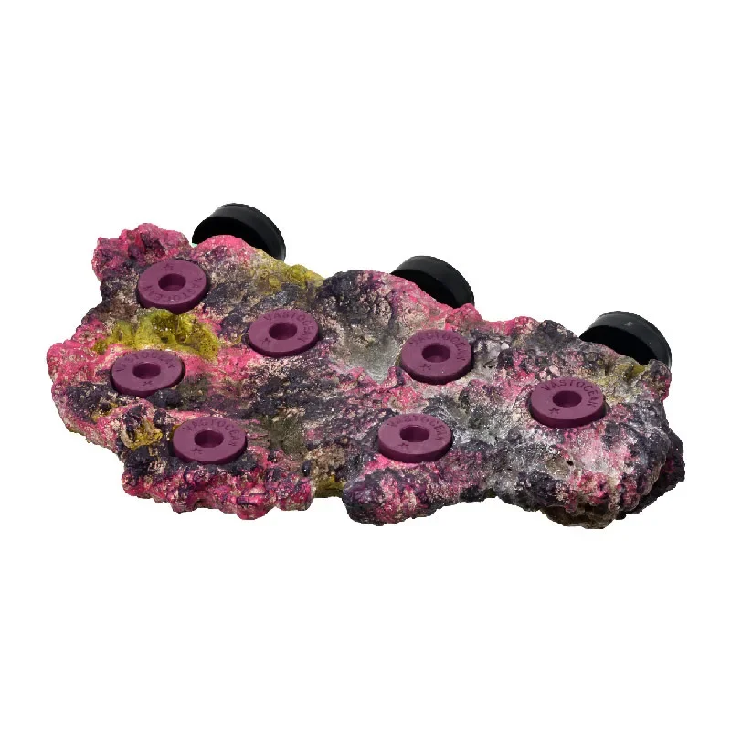 VASTOCEAN Aquascape Stone Suspension Simulation Coral Magnetic Ornamental Calcium Algae Colour Broken Branch Pedestal Holder