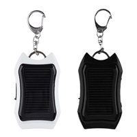 Keychain Emergency Power Banks USB External Solar 950mAH Fast Charging Power Supply Universal with 3 LED Light for Most Device