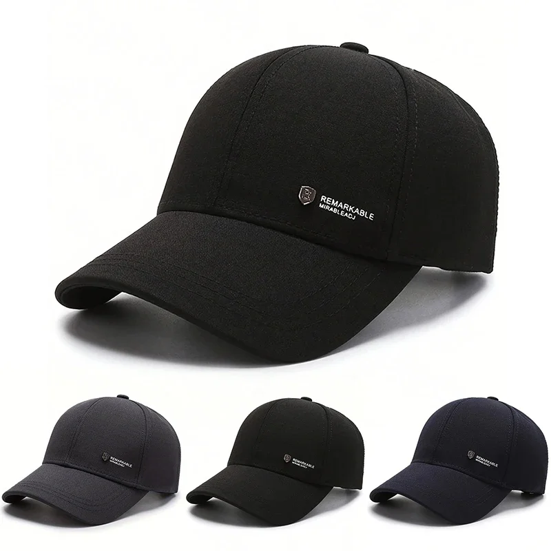 Unisex REMARKABLE Letter Label Baseball Caps Outdoor Adjustable Spring and Autumn Casual Sunscreen Hat
