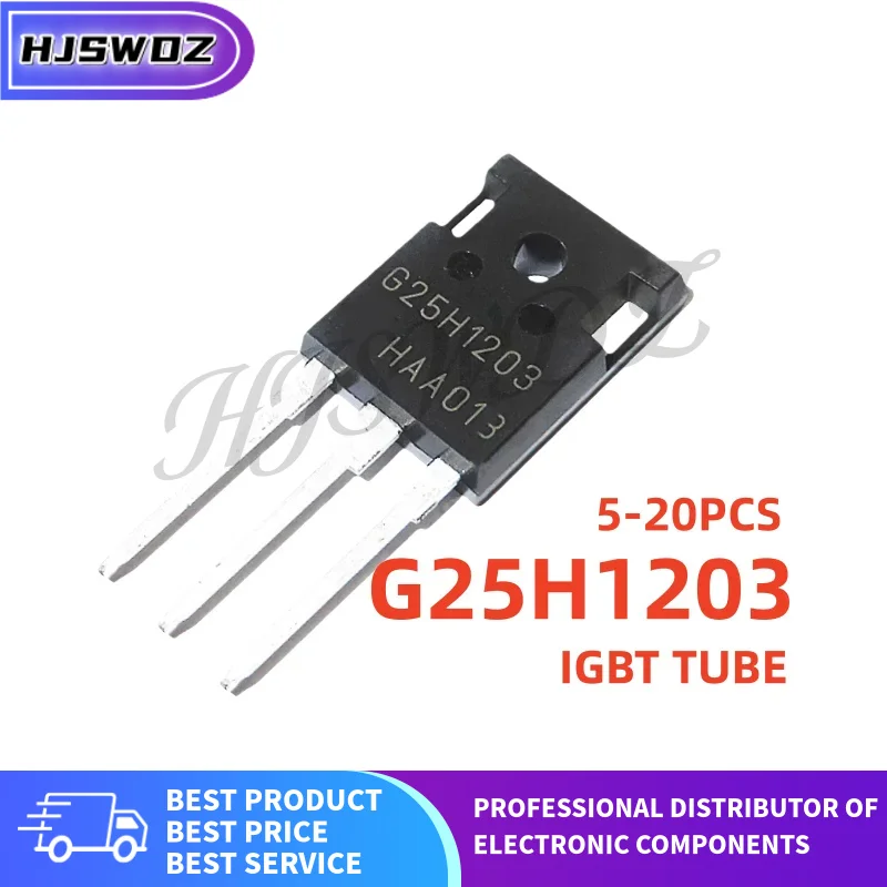 5~20PCS 100% New G25H1203 IGW25N120H3 TO-247 IGBT Transistor inverter welding machine
