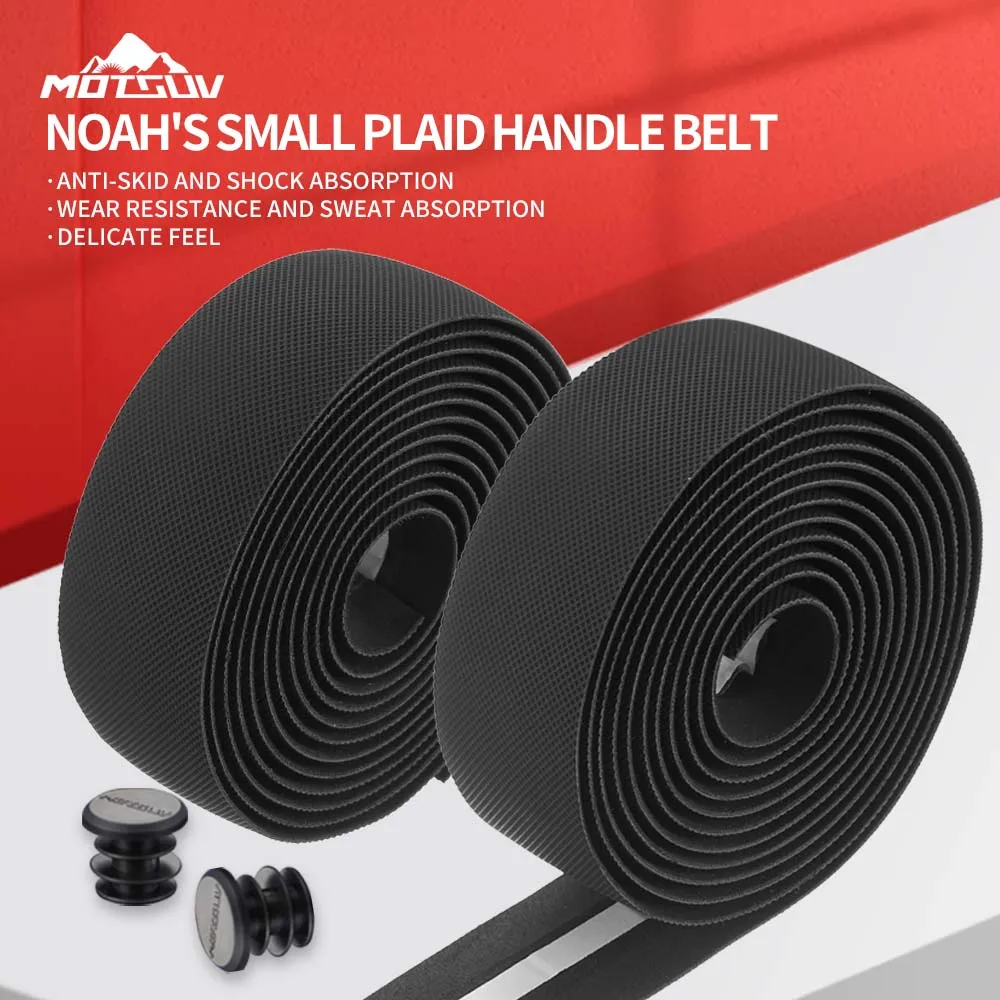 MOTSUV Road Bike Handlebar Tape PU+EVA  Anti-slip Shockproof Bar Wraps Fixing Straps Cycling Handlebar Tapes Bicycle Accessories