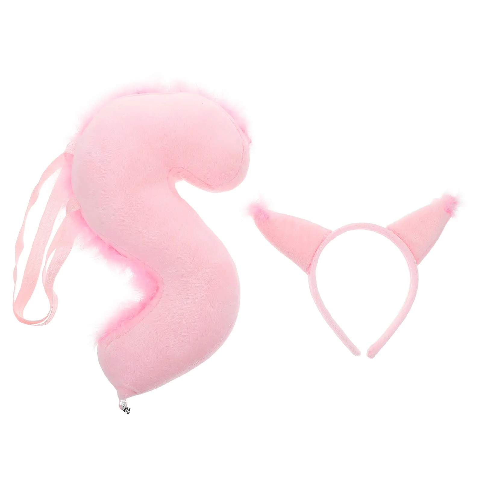 

Squirrel Headband Set Props Animal Costume Accessories Ears Tail Set Kids Party Stage Performance Durability Comfort