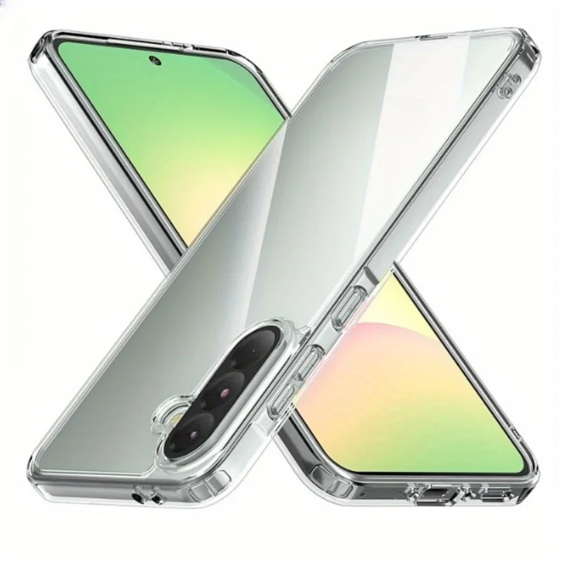 

Прозрачный противоударный защитный чехол из ТПУ для телефона Samsung Galaxy A56/A36/A26 5G/A16/A55/A35/A15/A54/A53/A52S/A52/A14- прозрачный