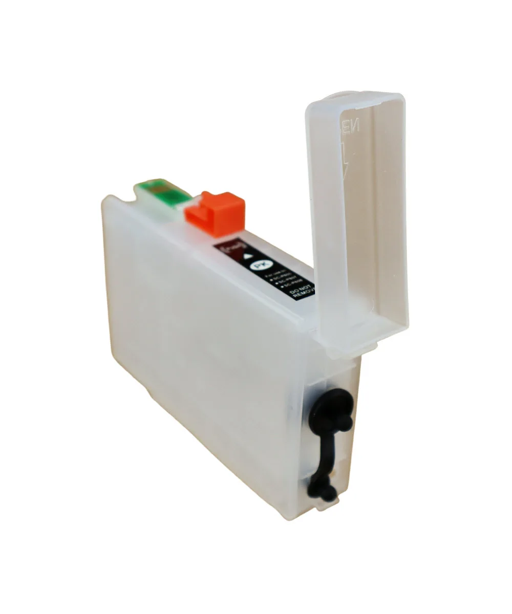 9pcs for Epson P600 surecolor P600 refillable cartridges with auto reset chips T7601 high capacity 80ML