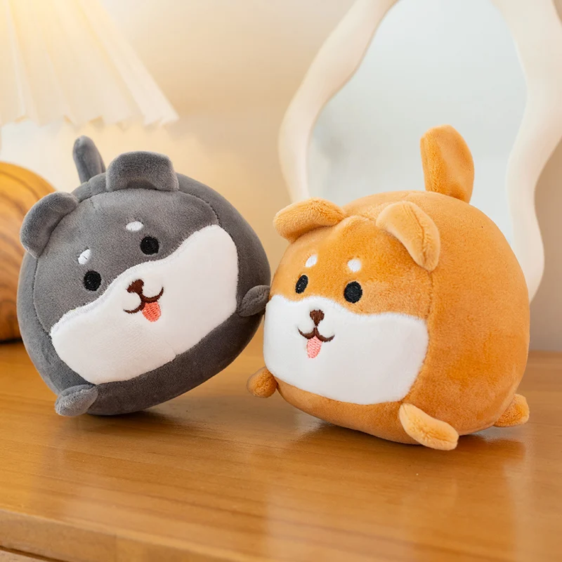 Puppy Plush Toys Wholesale Husky Doll Corgi Stuffed Doll Cross-Border Realistic Animal Plush Toys