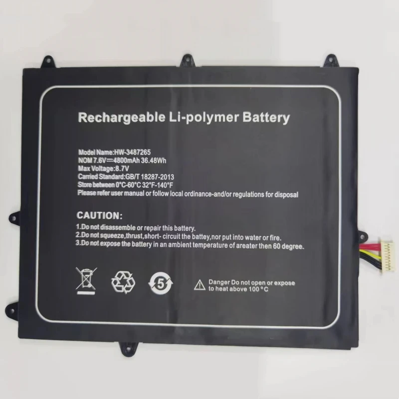 Imagem -02 - Bateria do Portátil Novo 30132163p Hw3487265p para Trekstor Primebook C11 C11b f5 Umax Visionbook 12wa Flex Umm220v12 Tablet pc