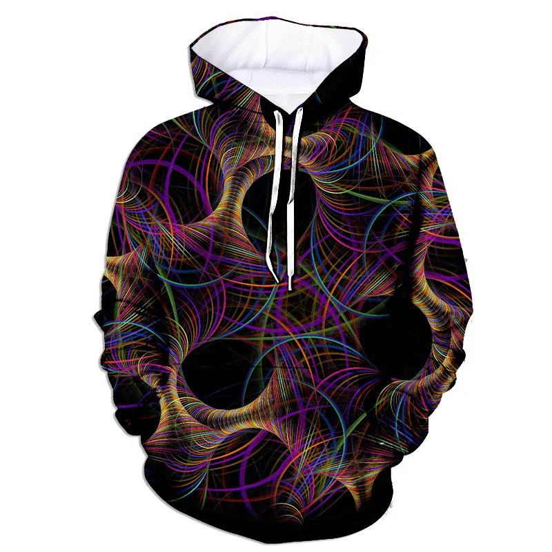 Autumn Abstract Graffiti 3D Print Hoodies Men Women Fashion Casual Sweatshirts Oversized Hoodie Pullovers Tracksuit Clothing