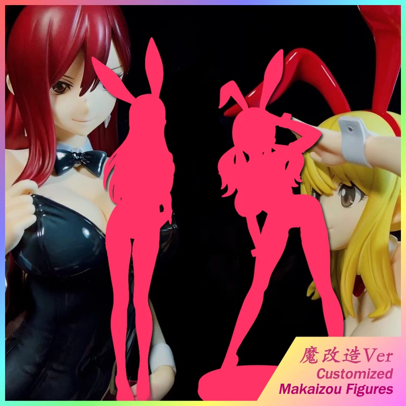 تمثال مصنوع يدويًا مخصصًا مميزًا 1/4 شخصيات لوسي هارتفيليا ارزا القرمزي الأرنب فير ماكايزو المثير R18