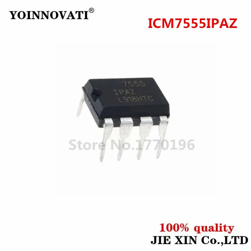 10PCS ICM7555IPAZ DIP-8 ICM7555 DIP