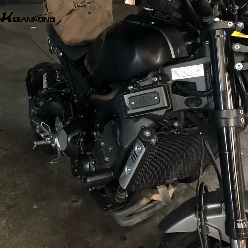 

New Stainless Steel Fuse Box Top Plates Powder Coated Clutch Cover Top Silver Black For Yamaha XSR XSR900 XSR 900 2016-2020 2021