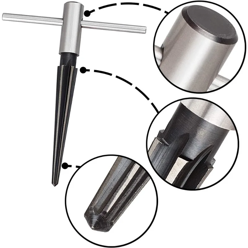 Conische Ruimer Hand Metalen Ruimer Ontbramen Vergroten Pin Gat Handheld Ruimer Voor Hout Metalen Kunststof Boorgereedschap 3-13Mm & 5/6-16Mm