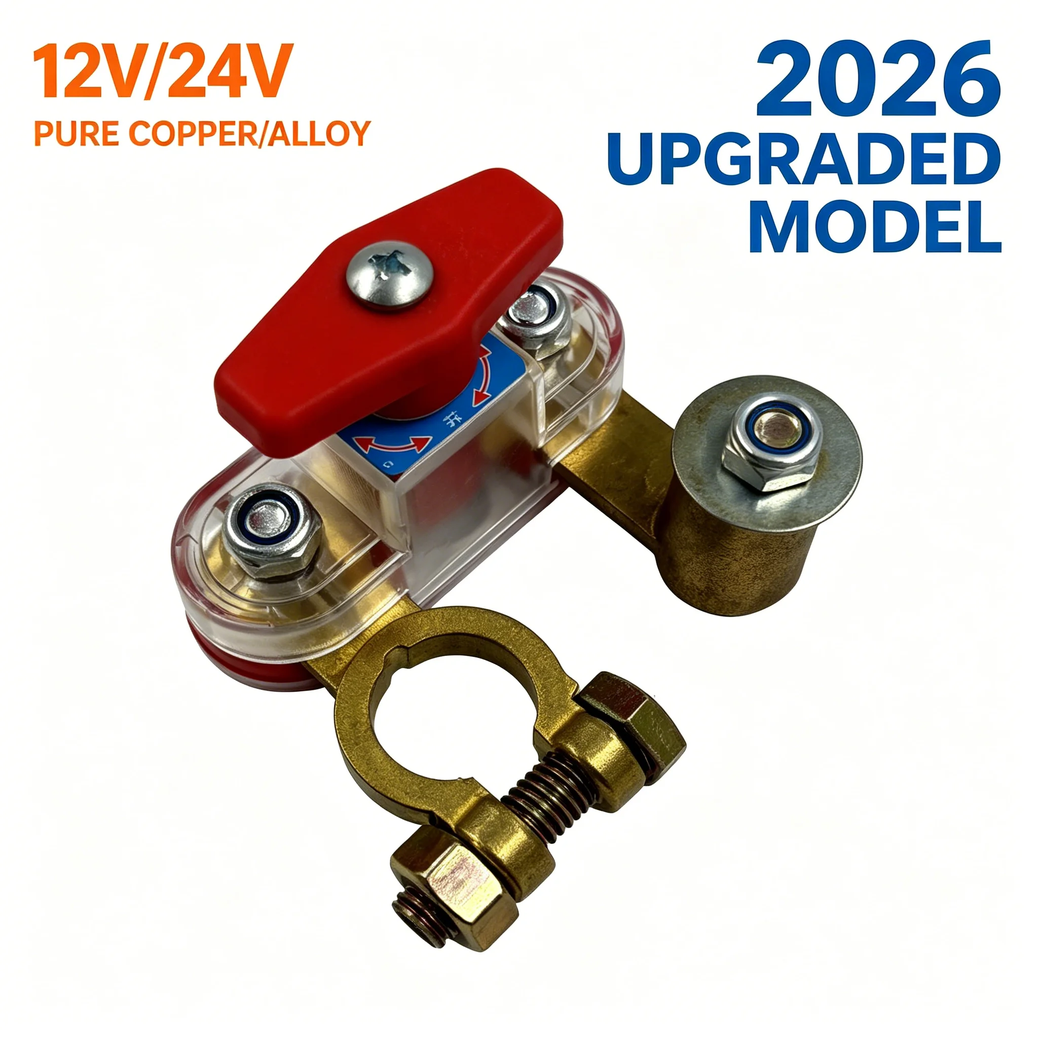 Universeller Auto-Batterie-Trennschalter 12V/24V für effiziente Batterieentladung – passend für Toyota/Ford – Detail 2