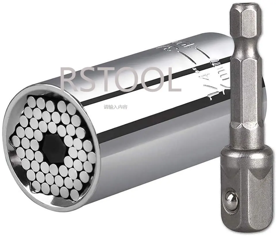 Đa Năng Lực Xoắn Cờ Lê 7-19Mm Ổ Cắm Đầu Đa Năng Đa Năng Tay