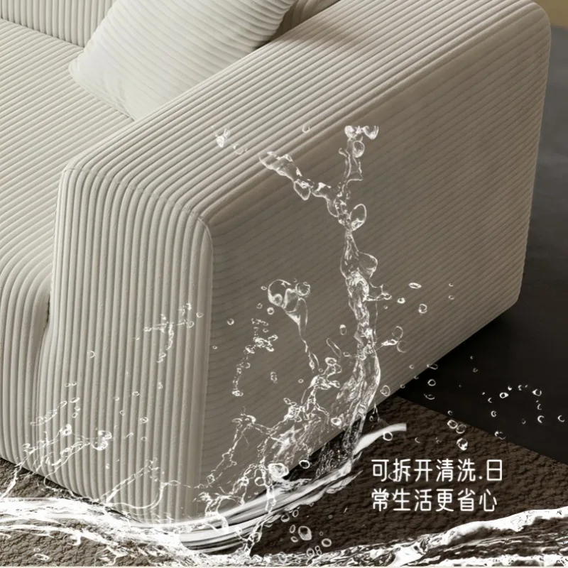 Compression sofa Vacuum compression Combination corduroy fabric Boneless Small apartment