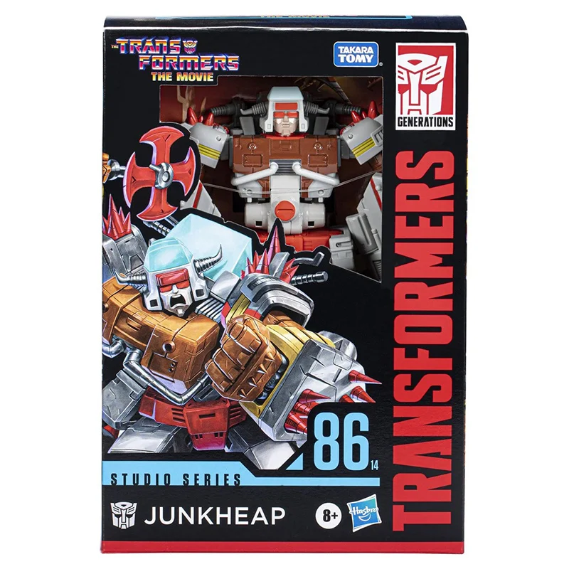 Hasbro Transformers Studio Series SS86 14 Junkheap 18Cm Voyager Class Anime Original Action Figure Model Toy Gift Collection