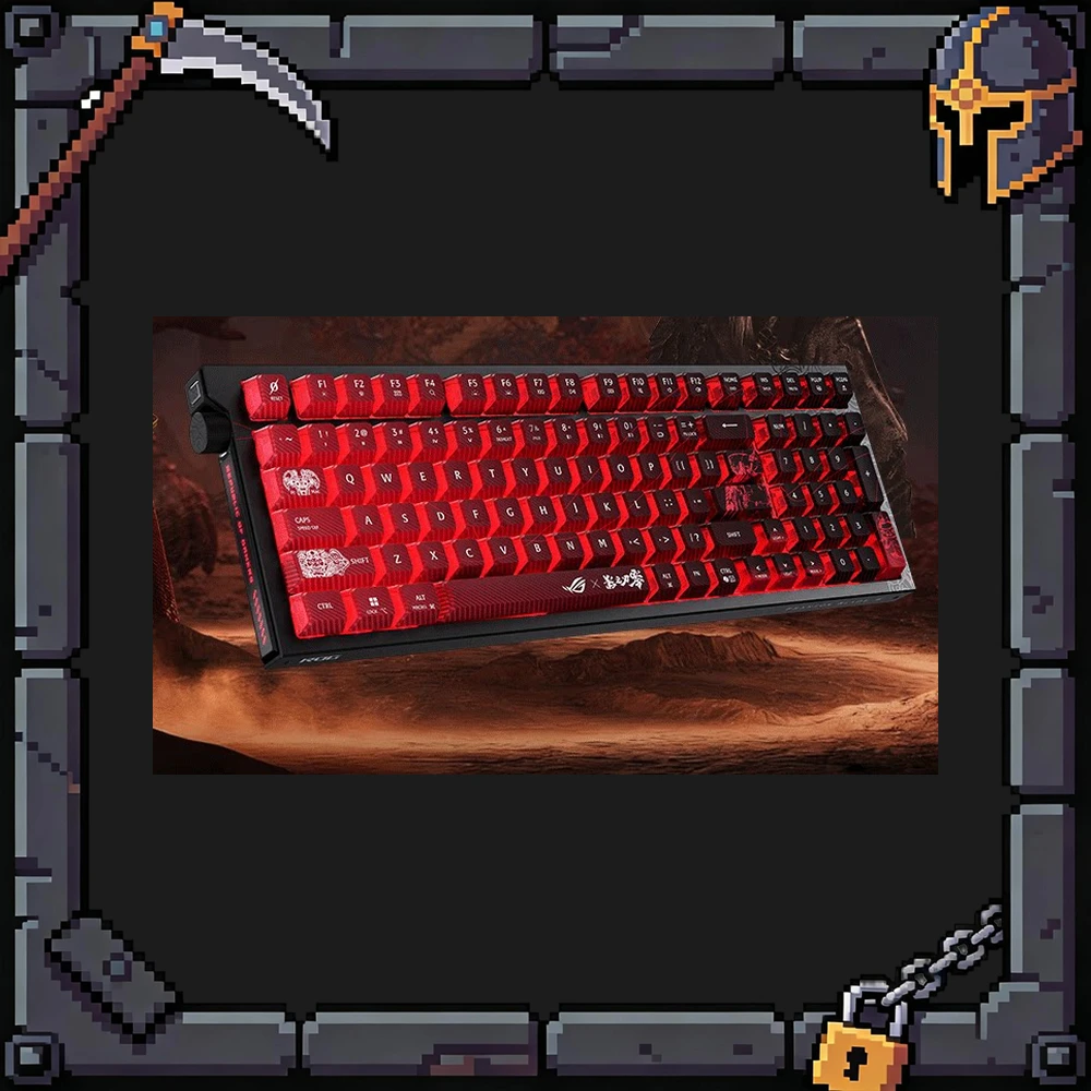 ROG Strix Morph 96 Phantom Blade Zero Edition Mechanical Keyboard Wireless 3-Mode Gasket Hot-Swappable ROG NX Storm V2 Keyboard