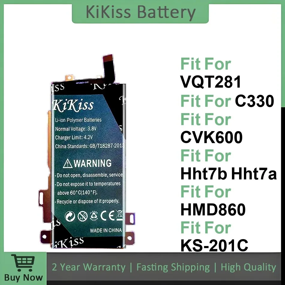 

Mobile Phone Battery Fast Charging 384796 1650-5900Mah Fit For C330 CVK600 Hht7a Hht7b HMD860 KS-201C VQT281