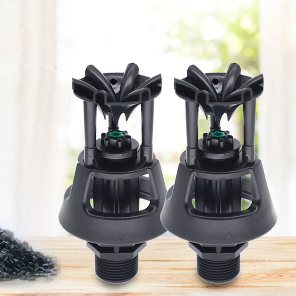 2pcs Plastic Rotary Watering Sprinkler Durable Universal Wobbling Sprinklers 360 Degree Swing Sprinkler Lawn Grass
