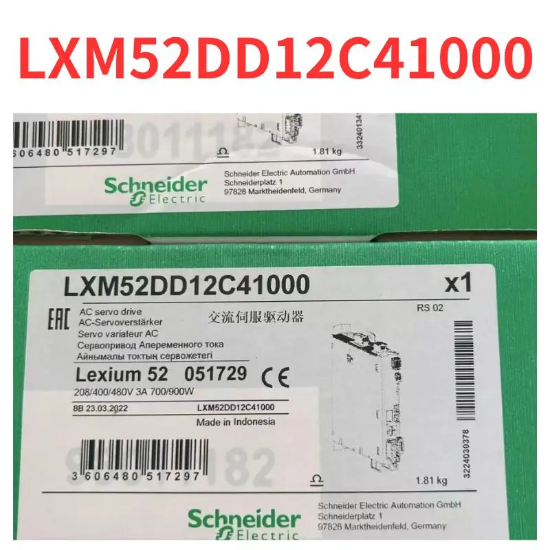 

Новый Сервопривод переменного тока LXM52DD12C41000, быстрая доставка