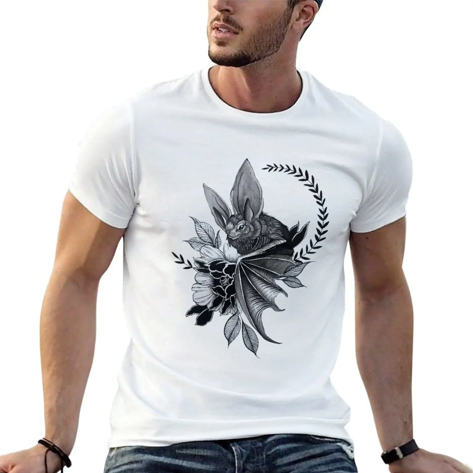 

men man T-Shirt Long casual men for shirts for shirts anime t t g man shirts oversize t Bat Eared
