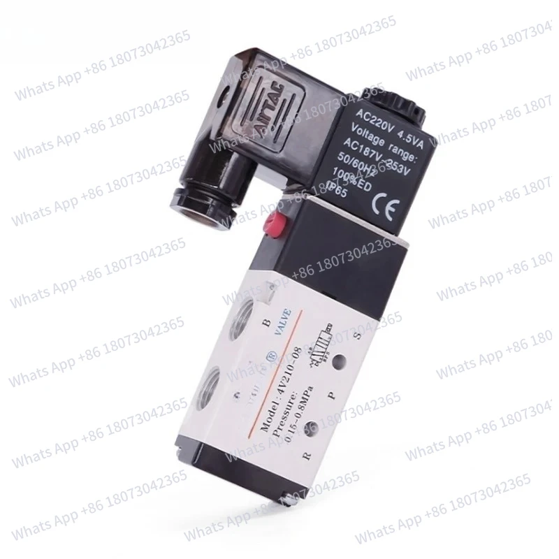 

Пневматический электромагнитный клапан 4V210-08 4V310-10 4V410-15, улучшенное качество, регулирующий, 24В 220В