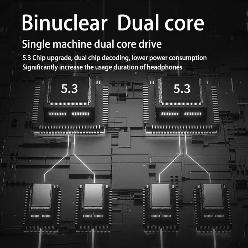 TWS 무선 스포츠 이어 버드 블루투스 헤드폰 듀얼 마이크 방수 이어폰 터치 컨트롤 HiFi 음질 헤드셋