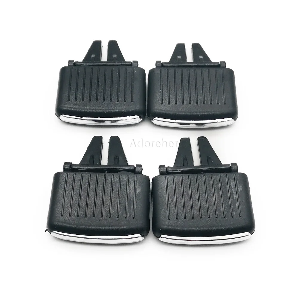 

4 PCS Car Front Air Conditioning AC Vent Grille Slider Outlet Tab Clip Fit For VW Golf 5 Sagitar Jetta MK 5