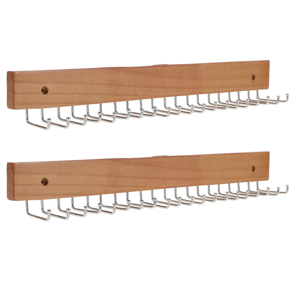 

2 Pcs Organiser Belt Rack Hangers for Men Closet Holder Organizer and Tie Hanging