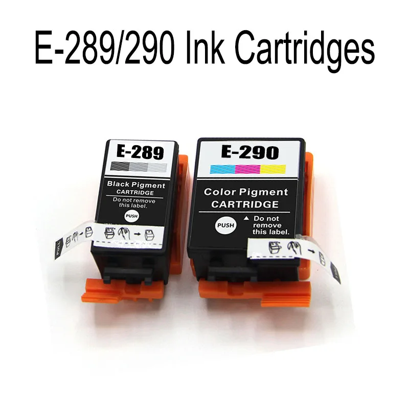 Compatible Epson E-289 E-290 E289 E290 E289 E290 Ink Cartridges For Epson Workforce WF100 WF110 PXMB5 T2950 Printer