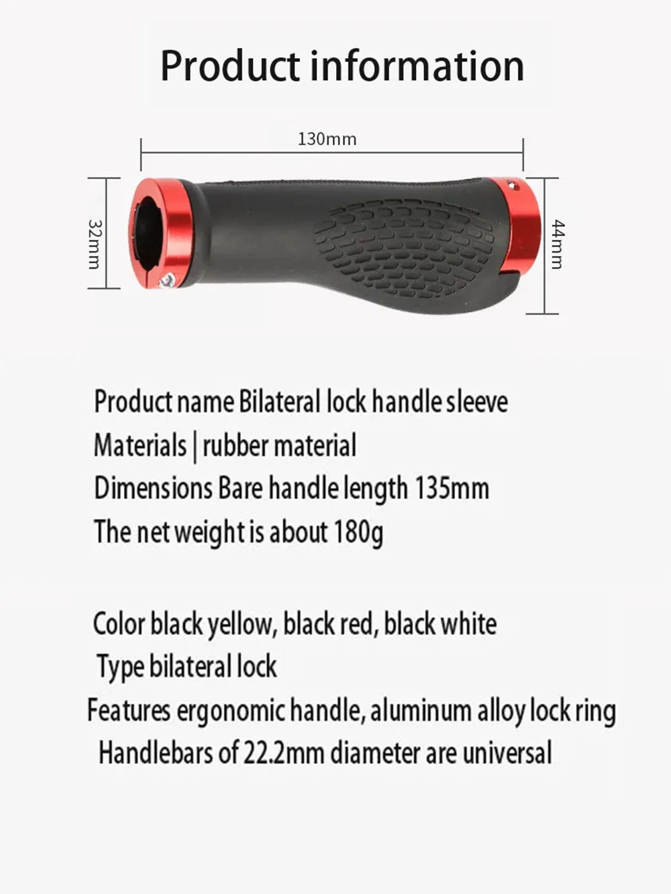 Anti Skid Rubber Bicycle Grips Mountain Bike Lock On Bicycle Handlebars Grips 2.5cm MTB Road Cycling Skid Proof Grips image 5