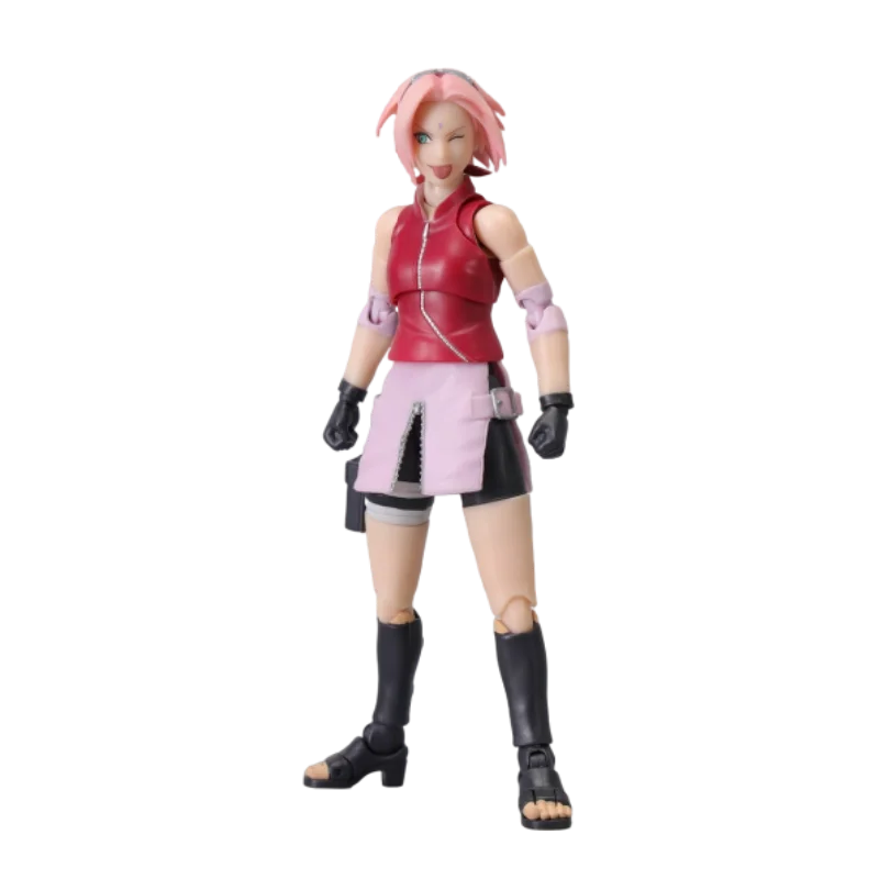 Echte Bandai Naruto Shf Haruno Sakura Anime Actiefiguren Modelfiguur Speelgoed Verzamelgeschenk Voor Speelgoed Hobby 'S Kinderen