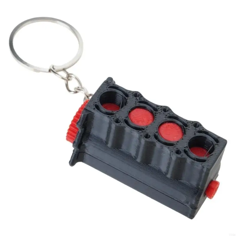 Small Desktop Engine Keyring Hand Cranked Perfect for Automotive New