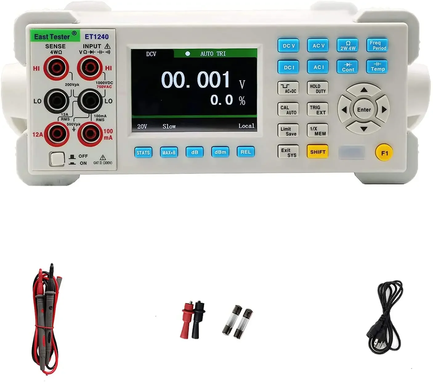 ET3240 4 1/2 24000 Readings Bench Electric Multi Meter Digital Analog Smart Multimeters Tester With Pen Probe