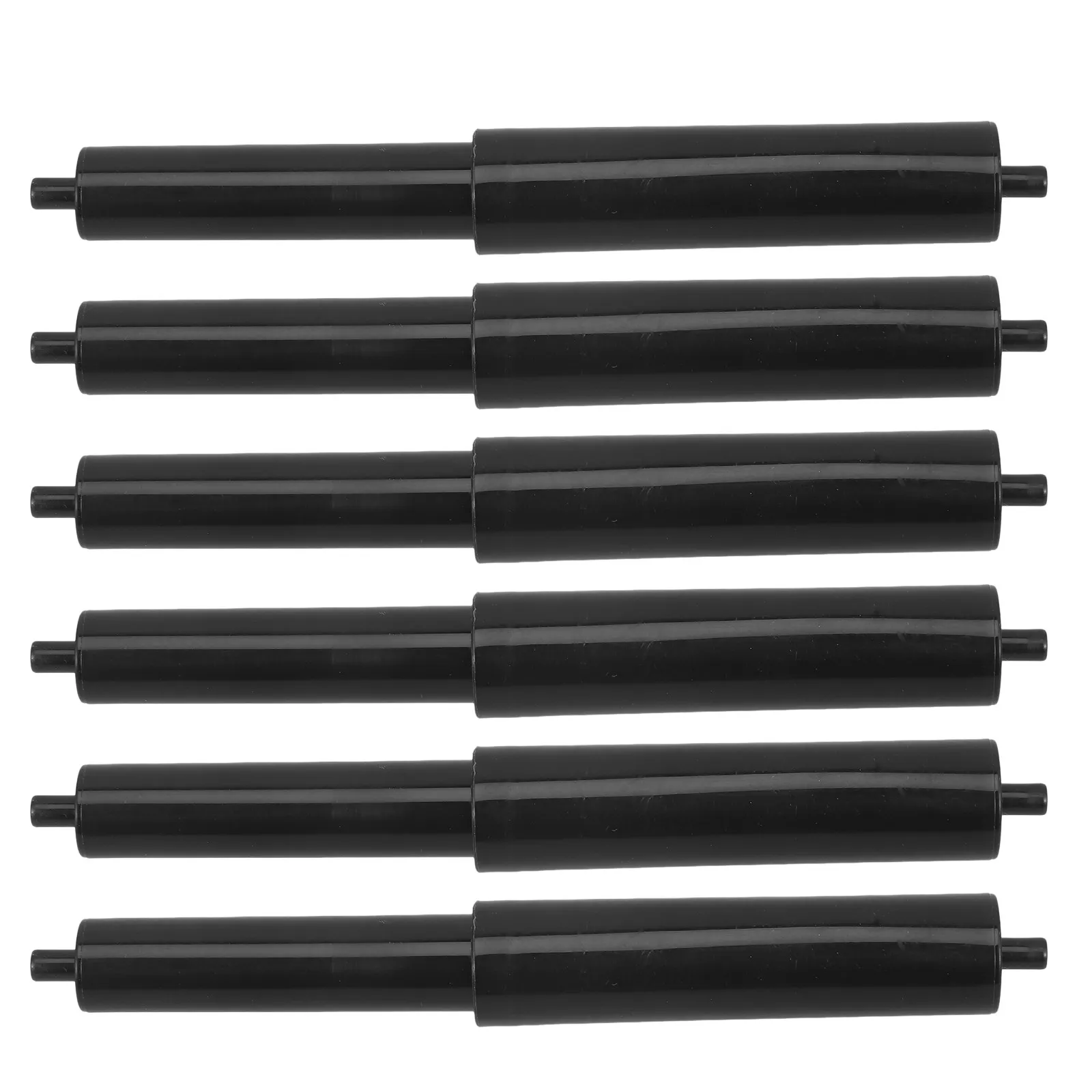 6Pcs Spring Loaded Toilet Paper Holder Replacement Rod Plastic Tissue Roll Shaft Adjust Flexible Toilet Roll Holder Rod