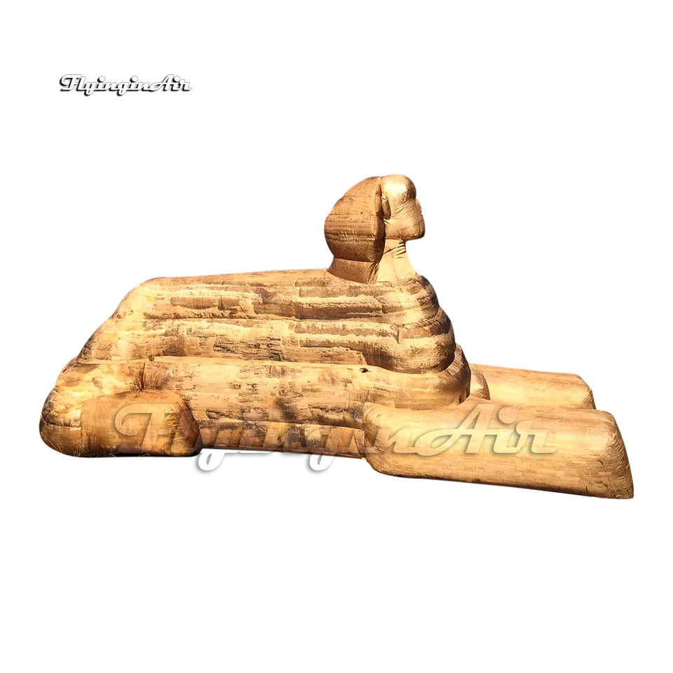 Mysterious Inflatable Ancient Egyptian Stone Statue Sphinx Model 6m Air Blow Up Replica Balloon Of Sphinx For Event